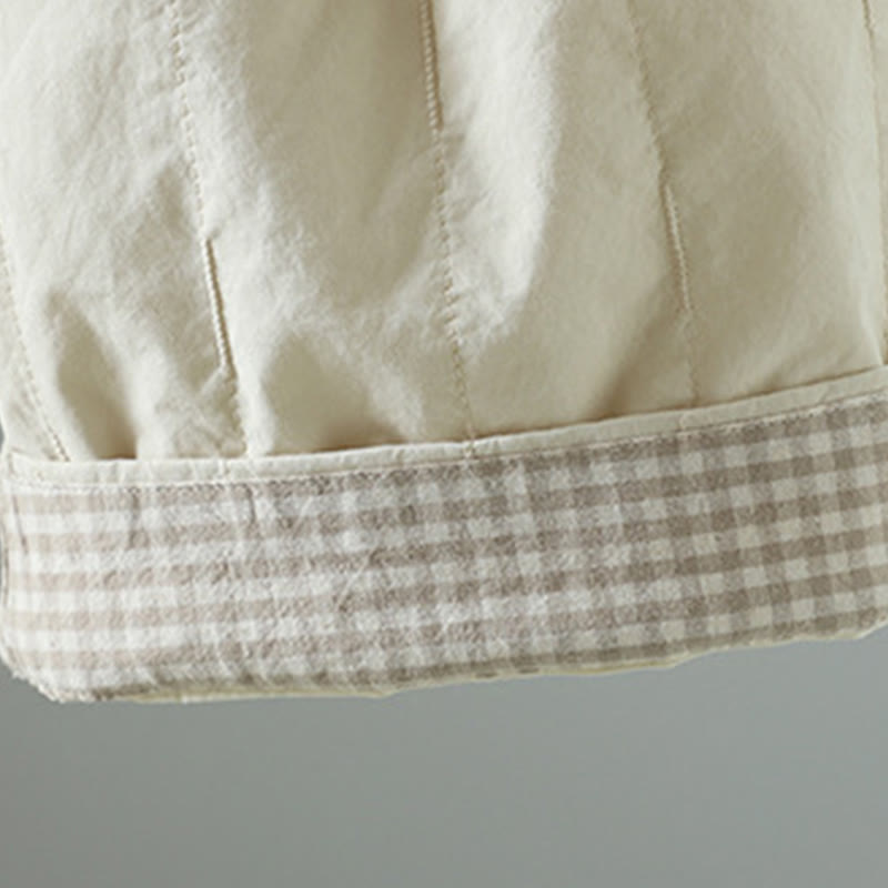 Damskie spodnie haremowe z bawełny Buddha Stones Winter Plain do kostek z kieszeniami - image 16