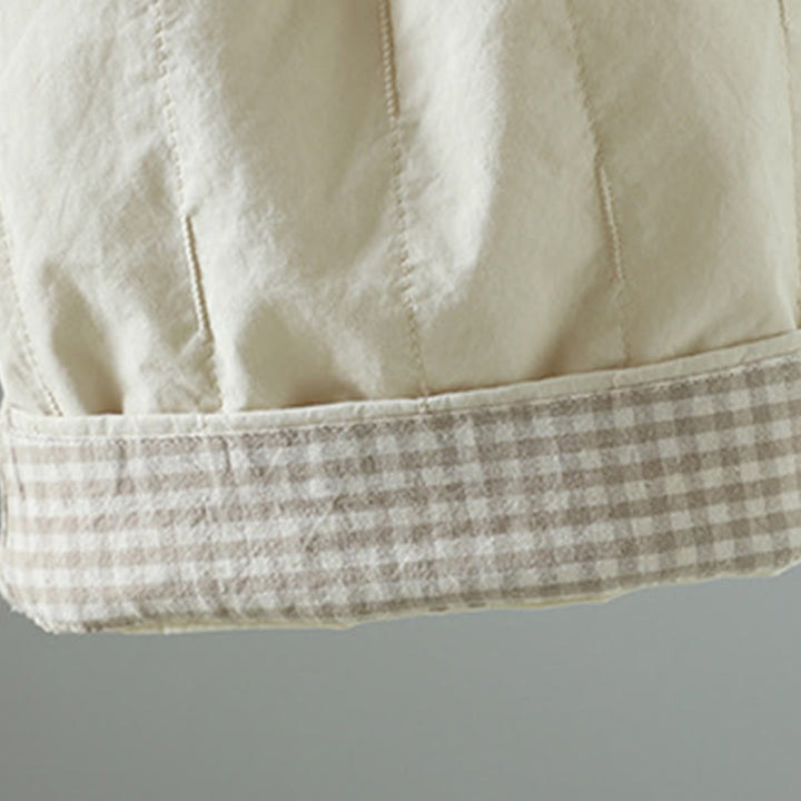 Damskie spodnie haremowe z bawełny Buddha Stones Winter Plain do kostek z kieszeniami - image 16