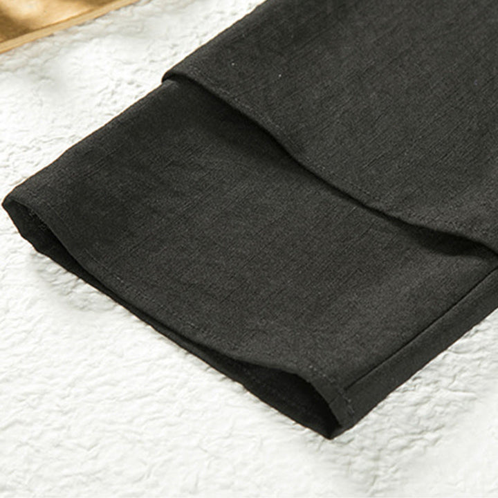 Męska kurtka kimono z długim rękawem i sznurowaniem z odkrytym przodem, z motywem kamieni Buddha Stones - image 5