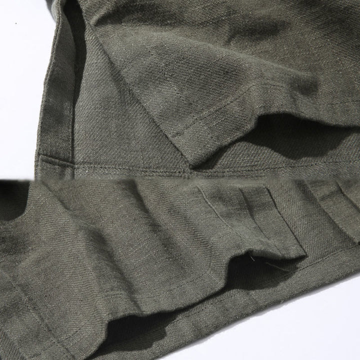 Buddha Stones, prosta, prosta, męska kurtka z długim rękawem, bawełniana, lniana, z otwartym przodem, kimono - image 9