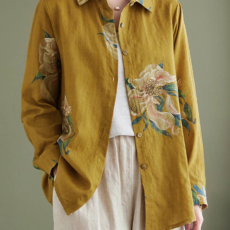 Buddha Stones, literacka, artystyczna, kwiatowa odzież bawełniana - image 3