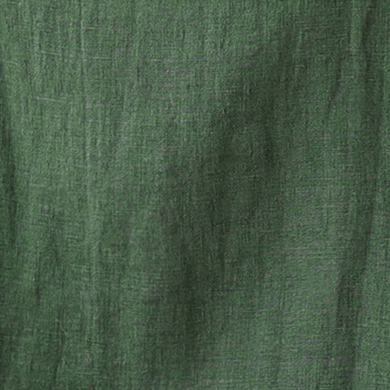 Koszula damska z długim rękawem z bawełny i lnu "Buddha Stones" w swobodnym, prostym kroju - image 7