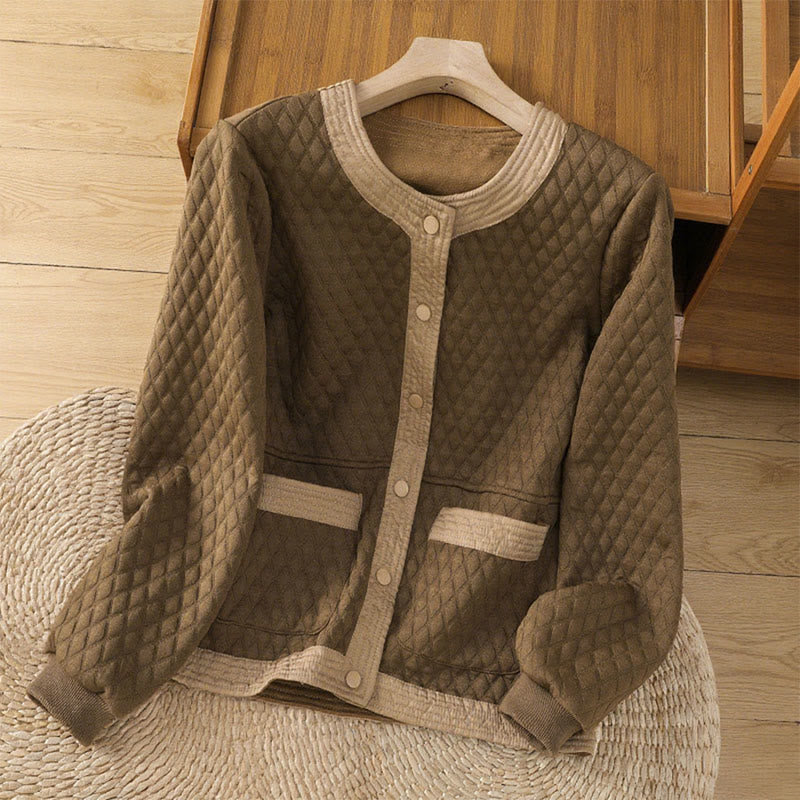 Kurtka damska z długim rękawem i kieszeniami z bawełny Buddha Stones Retro Plain - Peru - US12, UK/AU16, EU44 (3XL) - image 28