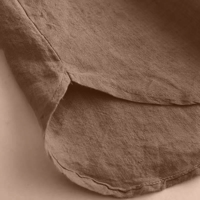 Koszula damska Buddha Stones, swobodna, gładka, z okrągłym dekoltem i rękawami trzy czwarte - image 10