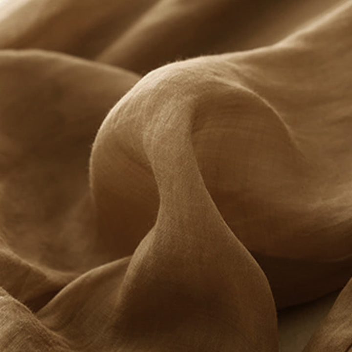 Buddha Stones damskie z kieszeniami i luźnymi, podwójnymi warstwami i długością 7-8. - image 3