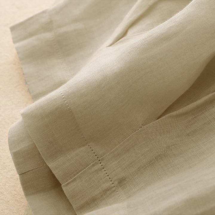 Buddha Stones damskie z kieszeniami i luźnymi, podwójnymi warstwami i długością 7-8. - image 22