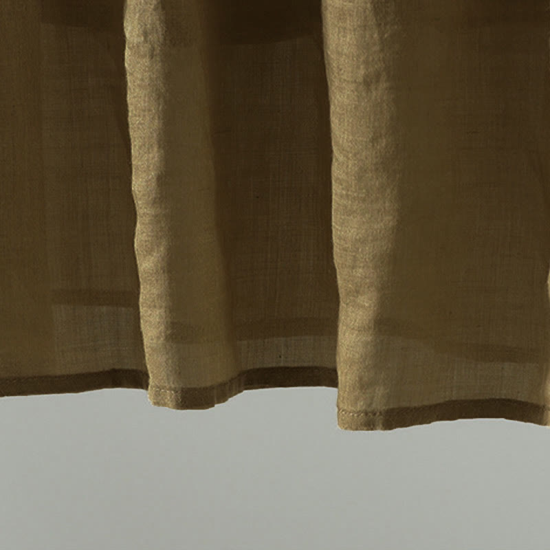 Spódnica damska z frędzlami w kolorze letnich Buddha Stones w stylu retro z kieszeniami - image 1