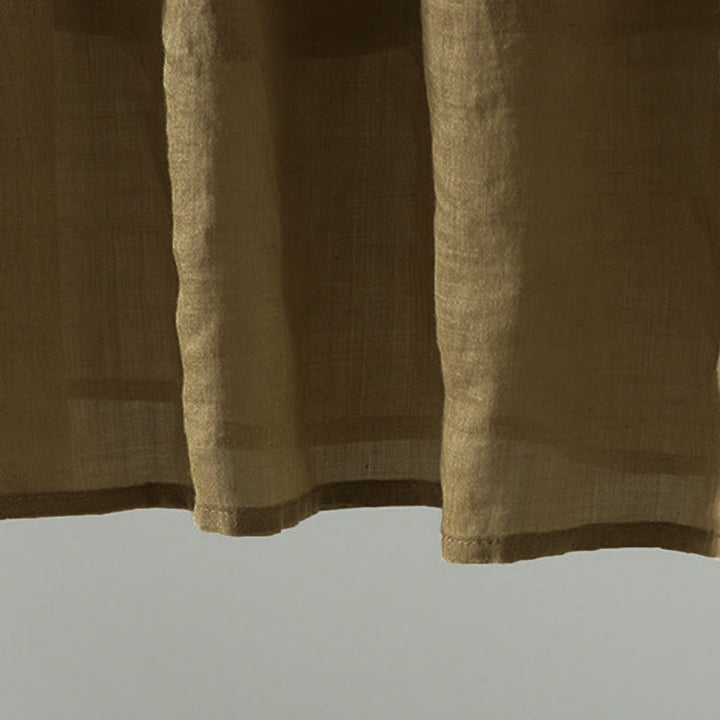 Spódnica damska z frędzlami w kolorze letnich Buddha Stones w stylu retro z kieszeniami - image 1