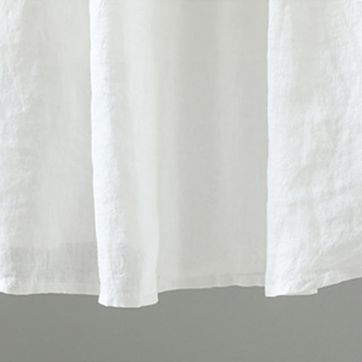 Spódnica damska z frędzlami w kolorze letnich Buddha Stones w stylu retro z kieszeniami - image 8