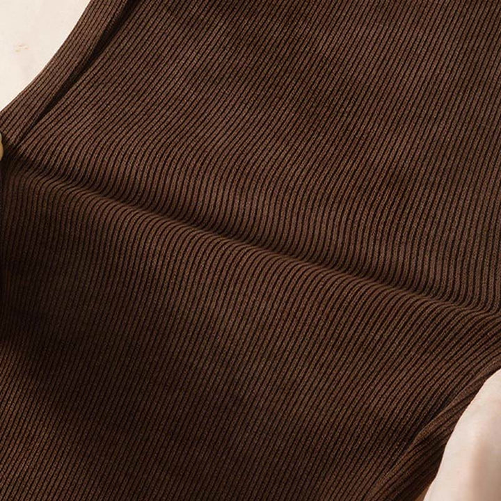 Damskie spodnie bawełniane z szerokimi nogawkami i kieszeniami w kolorze kamyków Buddha Stones - image 9