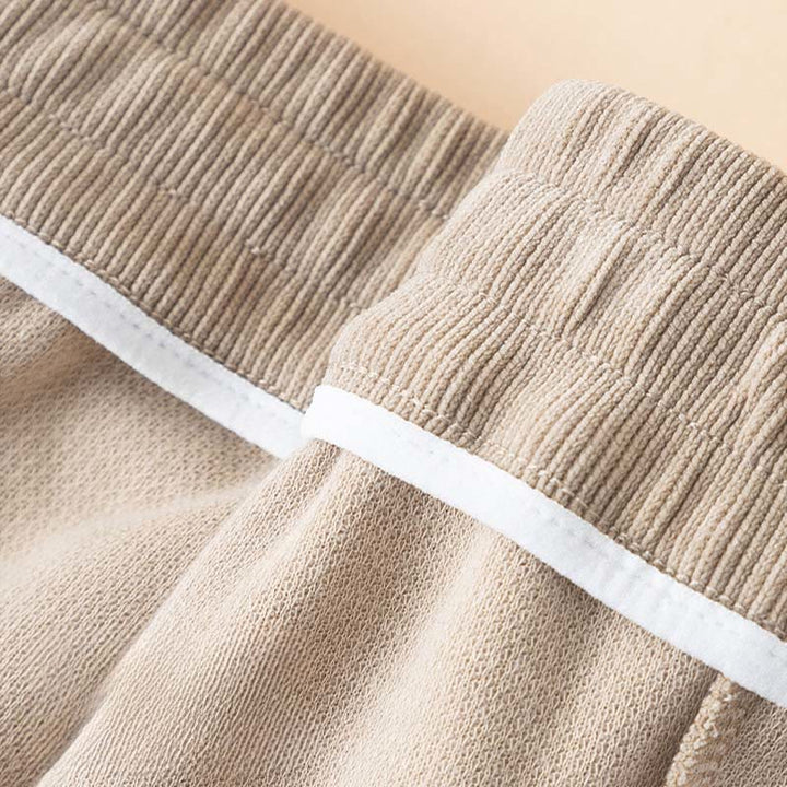 Damskie spodnie bawełniane z szerokimi nogawkami i kieszeniami w kolorze kamyków Buddha Stones - image 13