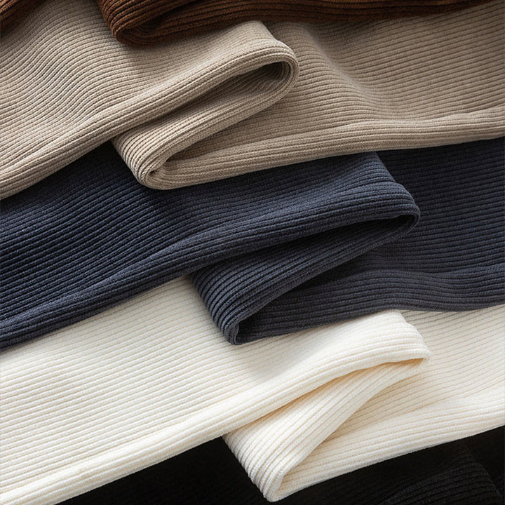 Damskie spodnie bawełniane z szerokimi nogawkami i kieszeniami w kolorze kamyków Buddha Stones - image 22