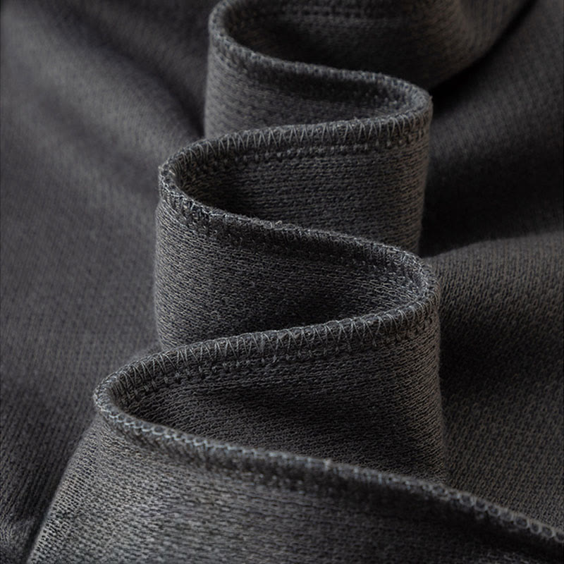 Damskie spodnie bawełniane z szerokimi nogawkami i kieszeniami w kolorze kamyków Buddha Stones - image 2