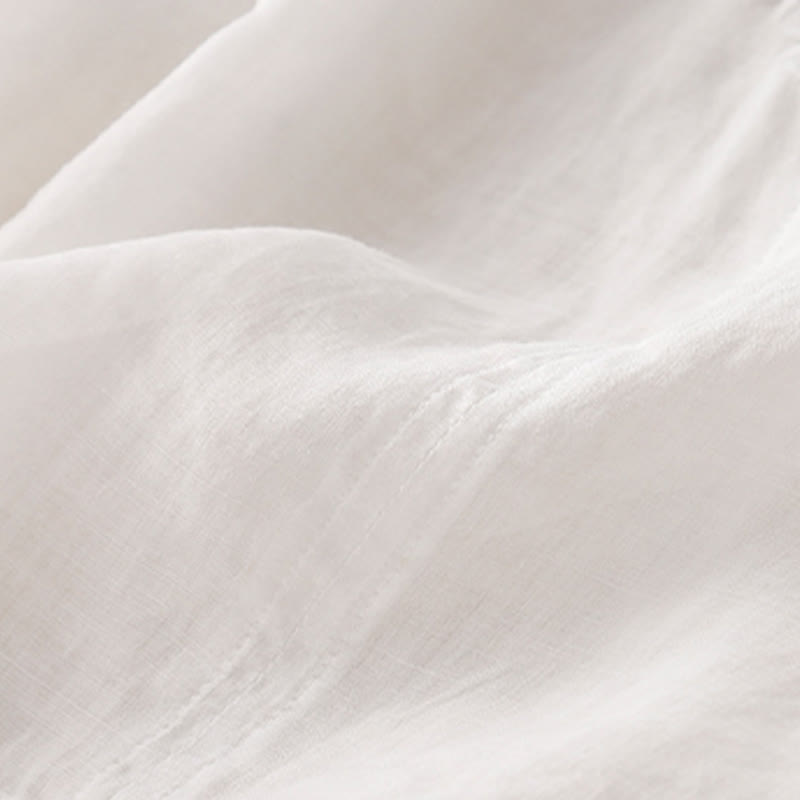 Koszula damska z krótkim rękawem i dekoltem w serek z haftowanymi Buddha Stones - image 19