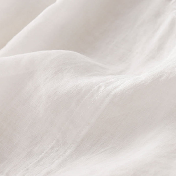 Koszula damska z krótkim rękawem i dekoltem w serek z haftowanymi Buddha Stones - image 19