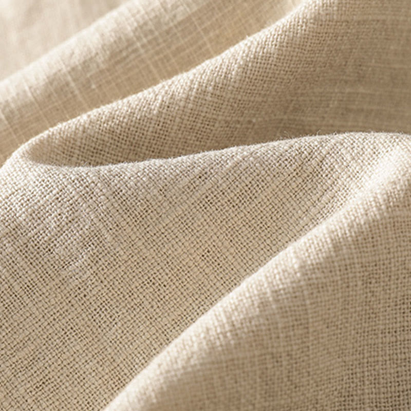 Koszula damska z długim rękawem i bawełną i poliestrem "Buddha Stones" w swobodnym, prostym kroju - image 4