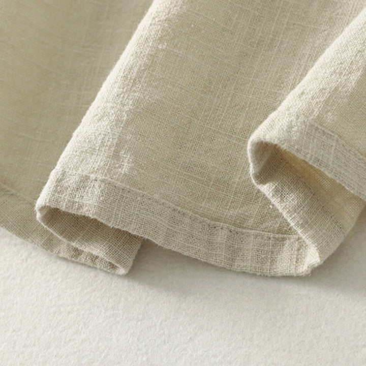 Koszula damska z długim rękawem z bawełny Buddha Stones, swobodna, gładka, z żabimi guzikami - image 15