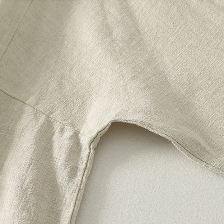 Koszula damska z długim rękawem z bawełny Buddha Stones, swobodna, gładka, z żabimi guzikami - image 9