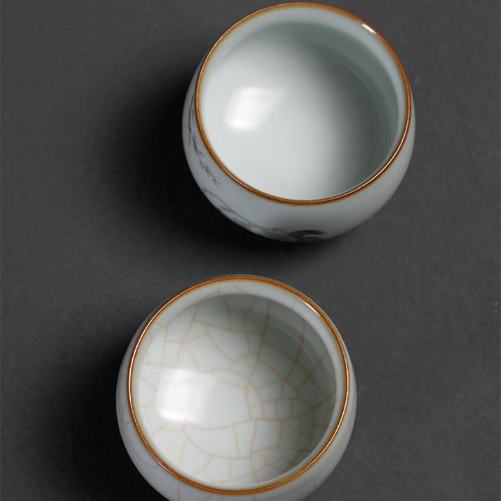 Buddha Stones Uroczy kociakowy kubek do herbaty Kung Fu z pudełkiem prezentowym - image 16