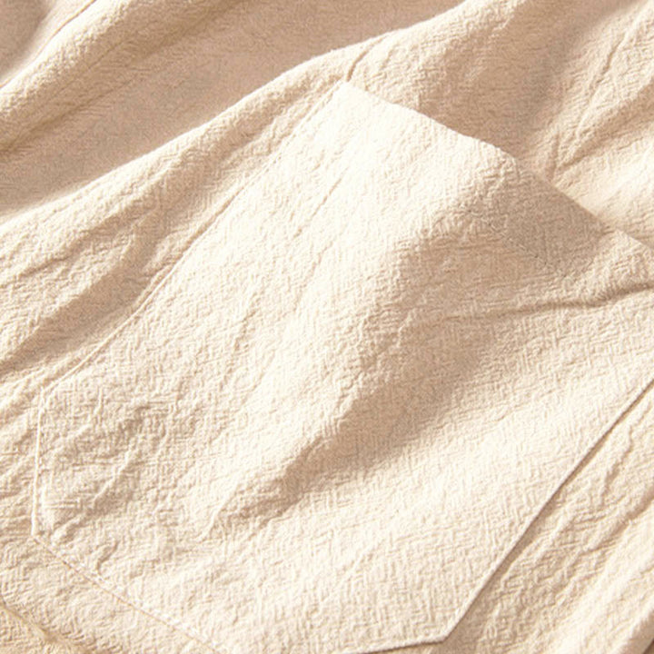 Zestaw męski z długim rękawem i spodniami z Buddha Stones w czystym kolorze - image 4