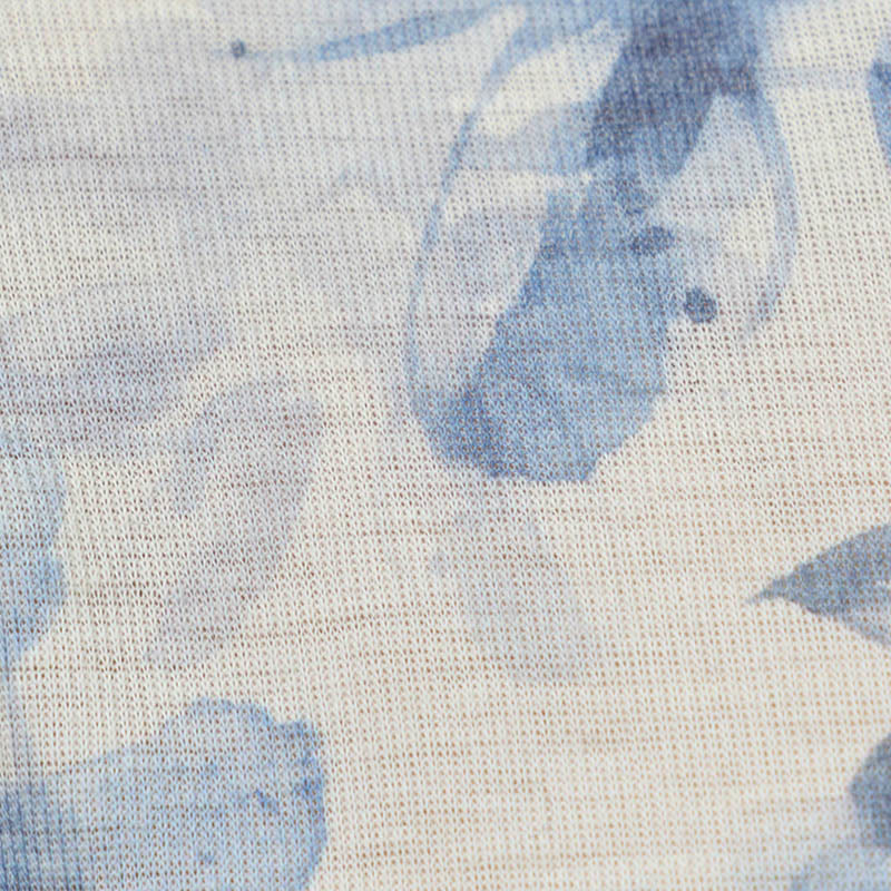 Koszulka damska z długim rękawem i kwiatowym nadrukiem „Buddha Stones Fall Blue” dla osób starszych - image 11