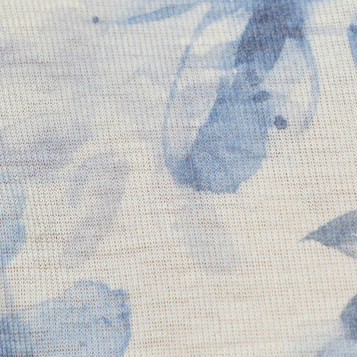 Koszulka damska z długim rękawem i kwiatowym nadrukiem „Buddha Stones Fall Blue” dla osób starszych - image 11