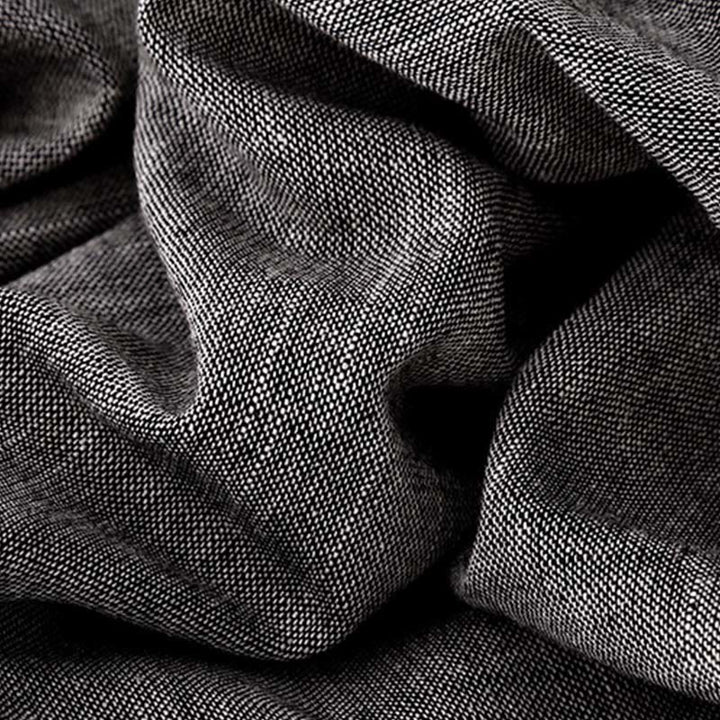 Spodnie damskie z szerokimi nogawkami i kieszeniami, z poliestru, z teksturowanymi tkaninami i Buddha Stones - image 7