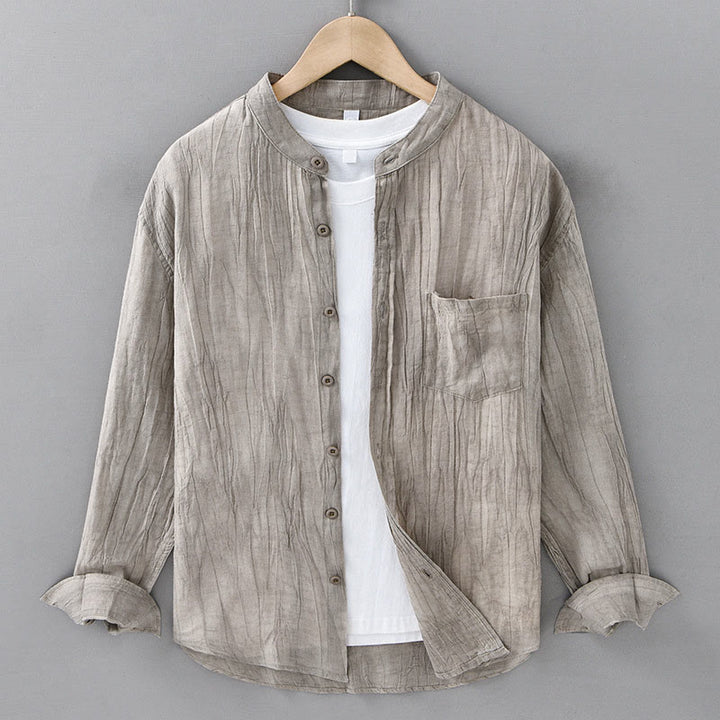 Buddha Stones , z ramią i lnu, zapinane na guziki - Bielizna - US/UK/AU42， EU52 (3XL) - image 9