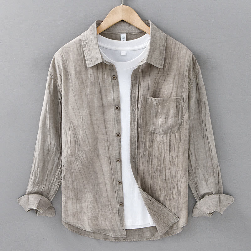 Buddha Stones , zapinane na guziki, z lnu ramii - Bielizna - US/UK/AU42， EU52 (3XL) - image 12