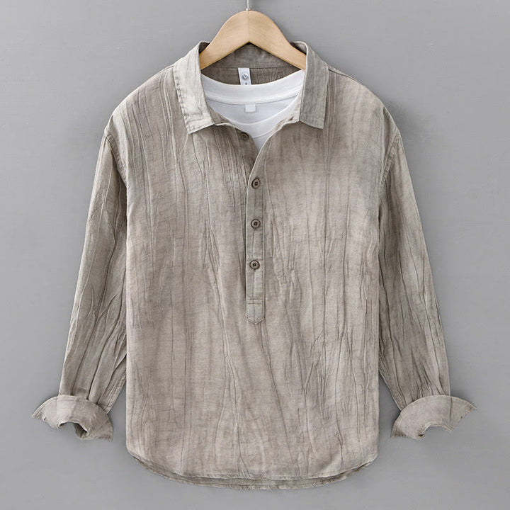 Buddha Stones , zapinane na guziki, z ramii i lnu - Bielizna - US/UK/AU42， EU52 (3XL) - image 0