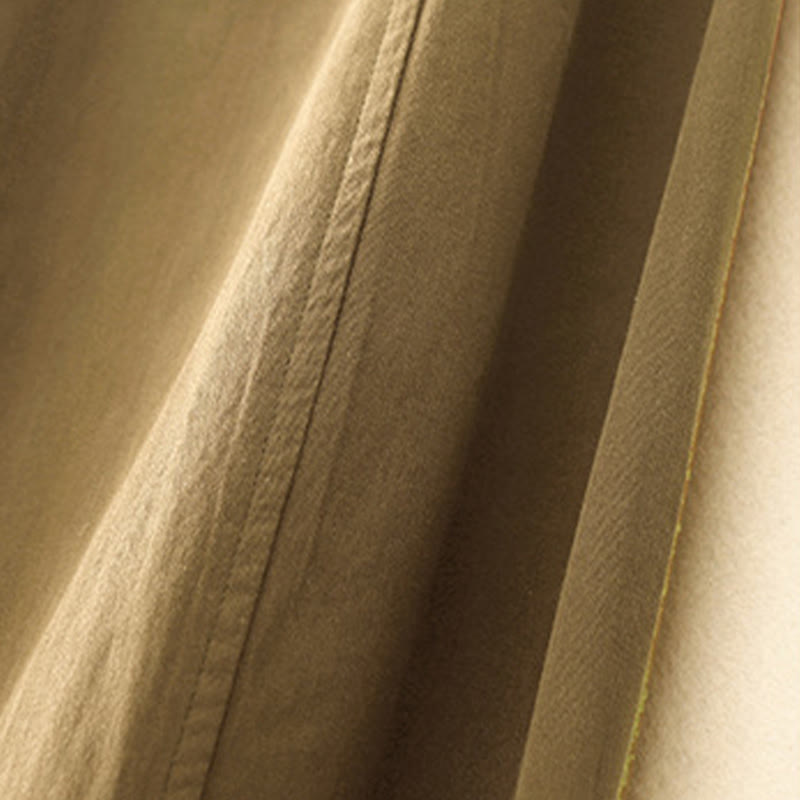 Damskie spodnie haremowe z bawełny z motywem Buddha Stones, gładkie, o długości 7-8, z kieszeniami - image 1