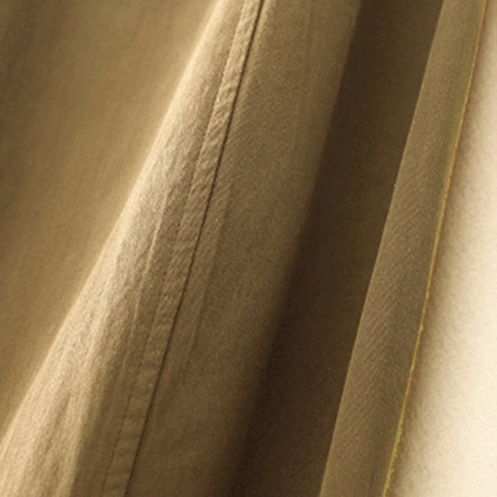 Damskie spodnie haremowe z bawełny z motywem Buddha Stones, gładkie, o długości 7-8, z kieszeniami - image 1