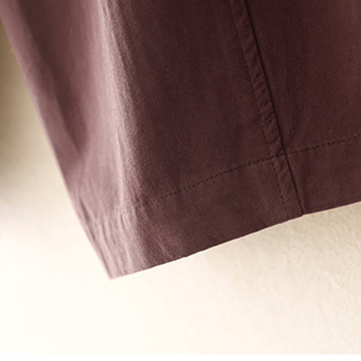 Damskie spodnie haremowe z bawełny z motywem Buddha Stones, gładkie, o długości 7-8, z kieszeniami - image 6