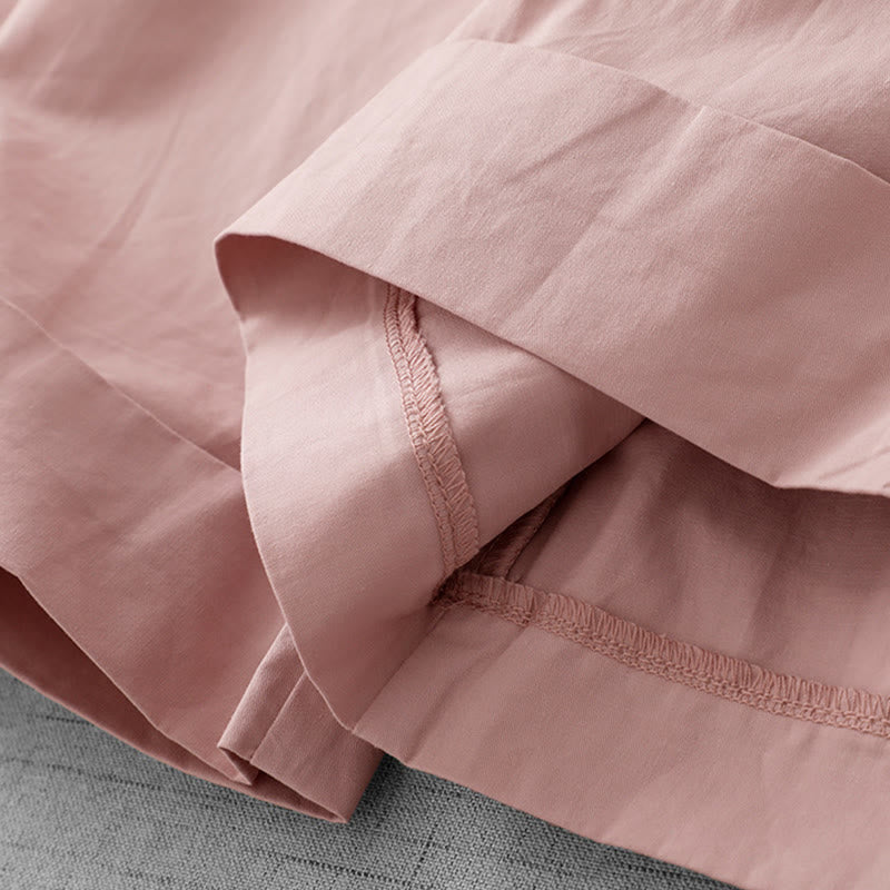 Buddha Stones spodnie z szerokimi nogawkami i kieszeniami, z szerokimi nogawkami i gładkim poliestrem, w rozmiarze 7-8 - image 5