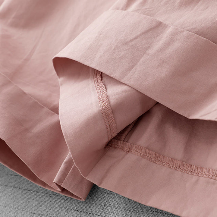 Buddha Stones spodnie z szerokimi nogawkami i kieszeniami, z szerokimi nogawkami i gładkim poliestrem, w rozmiarze 7-8 - image 5