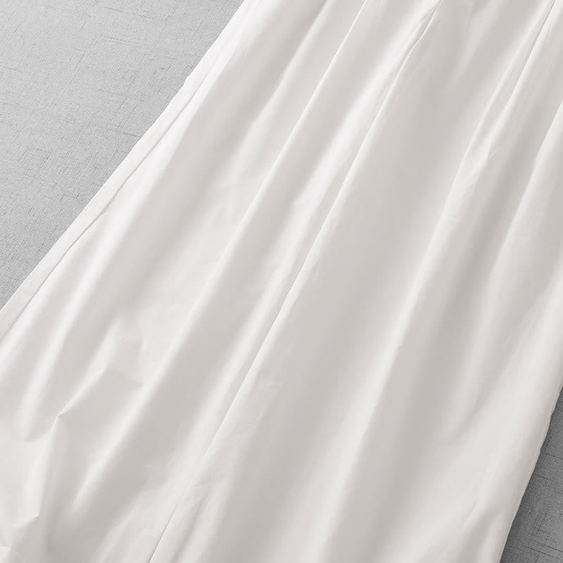 Buddha Stones spodnie z szerokimi nogawkami i kieszeniami, z szerokimi nogawkami i gładkim poliestrem, w rozmiarze 7-8 - image 10