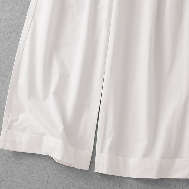 Buddha Stones spodnie z szerokimi nogawkami i kieszeniami, z szerokimi nogawkami i gładkim poliestrem, w rozmiarze 7-8 - image 9