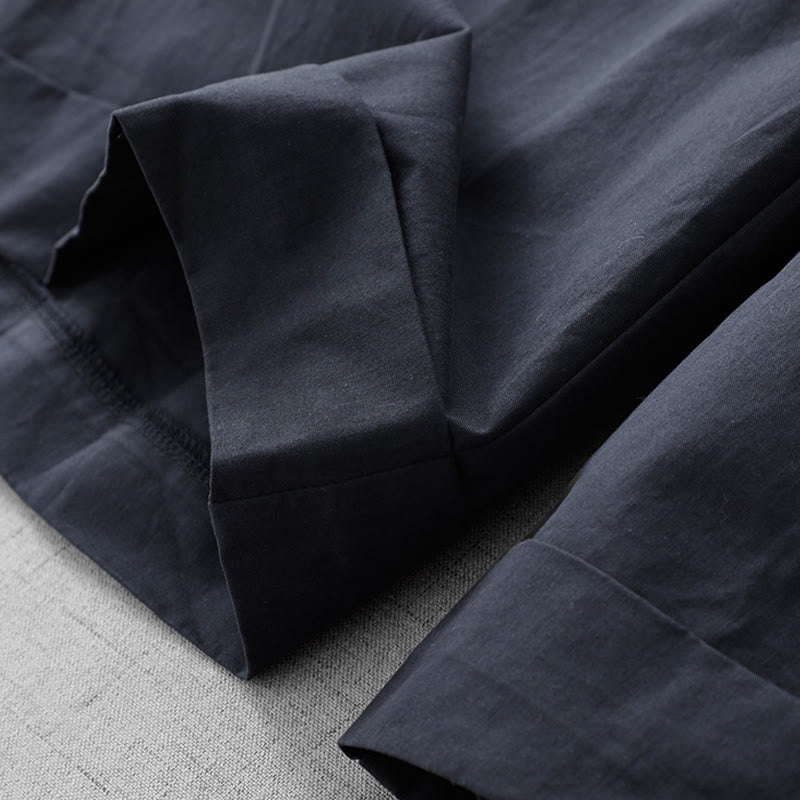 Buddha Stones spodnie z szerokimi nogawkami i kieszeniami, z szerokimi nogawkami i gładkim poliestrem, w rozmiarze 7-8 - image 14