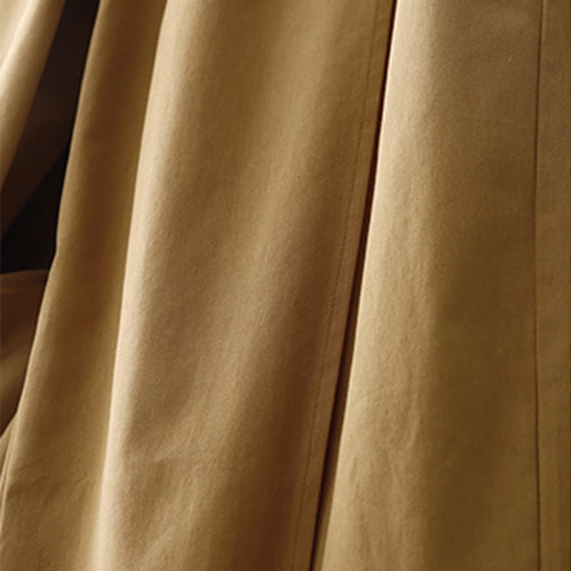 Spodnie damskie z bawełny i poliestru z kieszeniami i Buddha Stones, casualowe, sznurowane - image 1