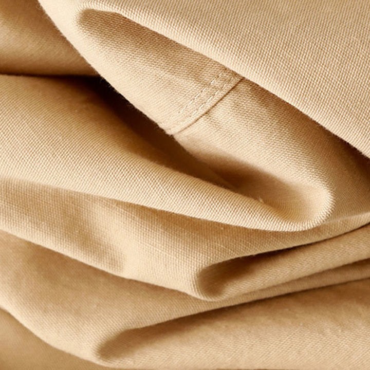 Koszula damska z długim rękawem i stójką "Buddha Stones" z gładkiej bawełny - image 5