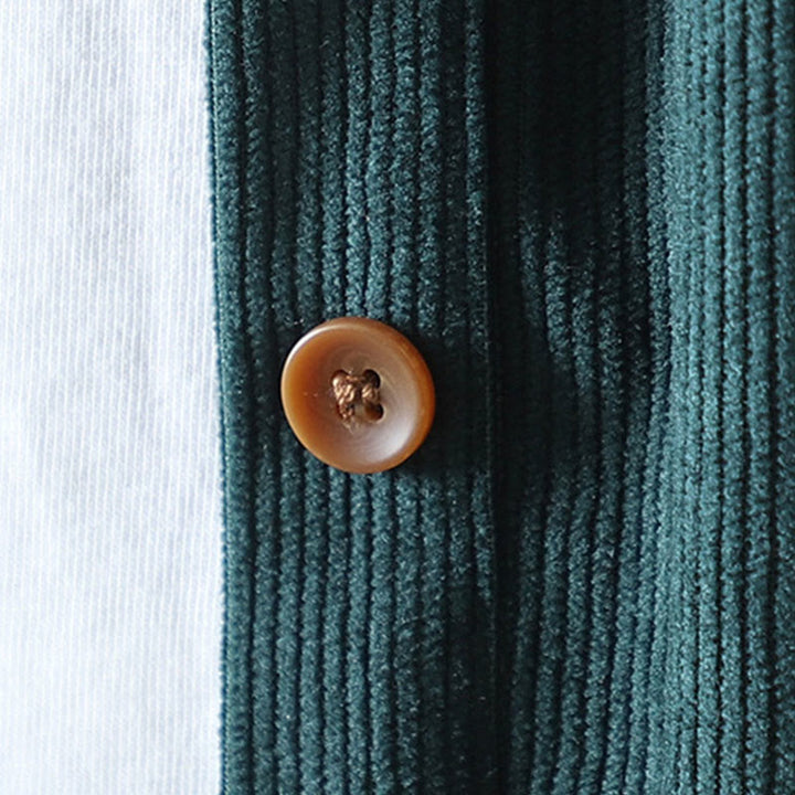 Kurtka damska z długim rękawem i kieszeniami z tkaniny sztruksowej Buddha Stones Corduroy - image 21