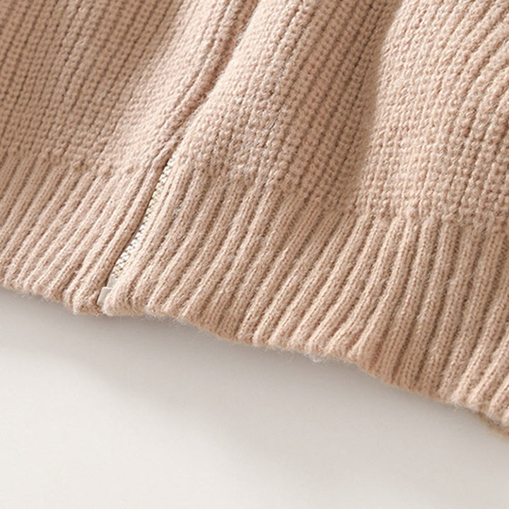 Męska kurtka z długim rękawem z bawełny Buddha Stones Winter Solid Color z zamkiem błyskawicznym i kieszeniami - image 17