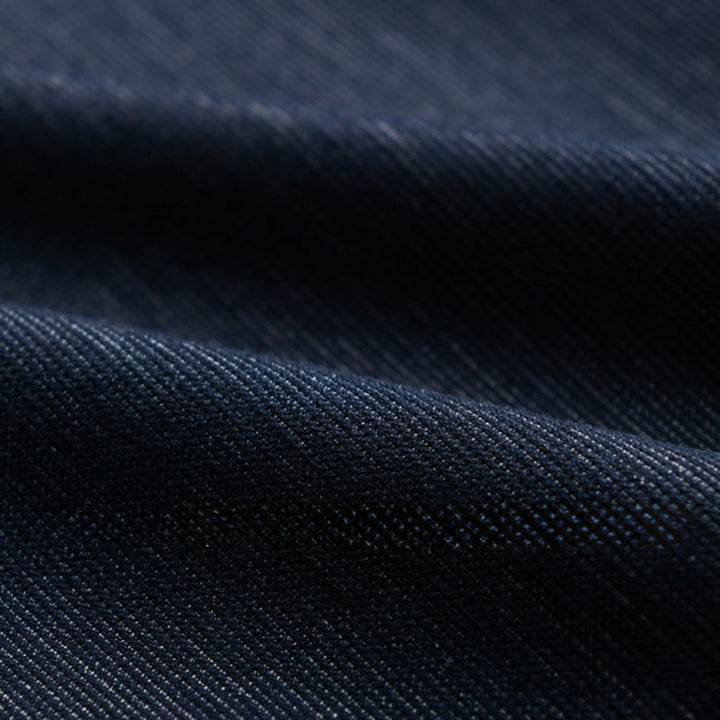 Kurtka męska z długim rękawem Buddha Stones Fall Pure Color z guzikami i klapami - image 7