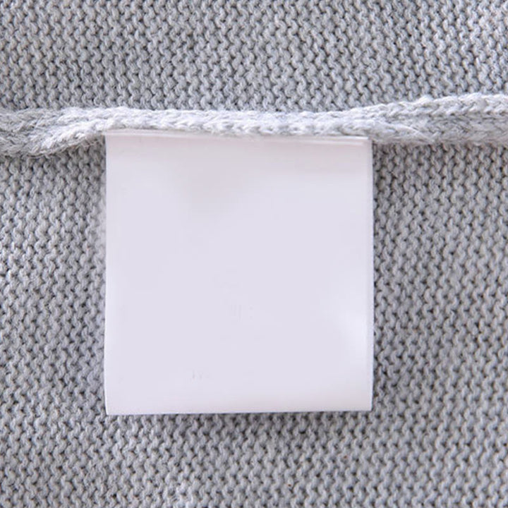 Męski sweter z długim rękawem z czystej bawełny, prążkowany, z Buddha Stones i jednolitym kolorem - image 12