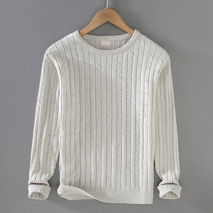 Sweter męski z okrągłym dekoltem i długim rękawem z czystej bawełny z motywem Buddha Stones - Bielizna - US/UK/AU42， EU52 (3XL) - image 5