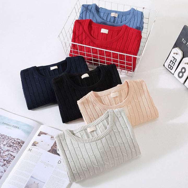 Sweter męski z okrągłym dekoltem i długim rękawem z czystej bawełny z motywem Buddha Stones - image 14