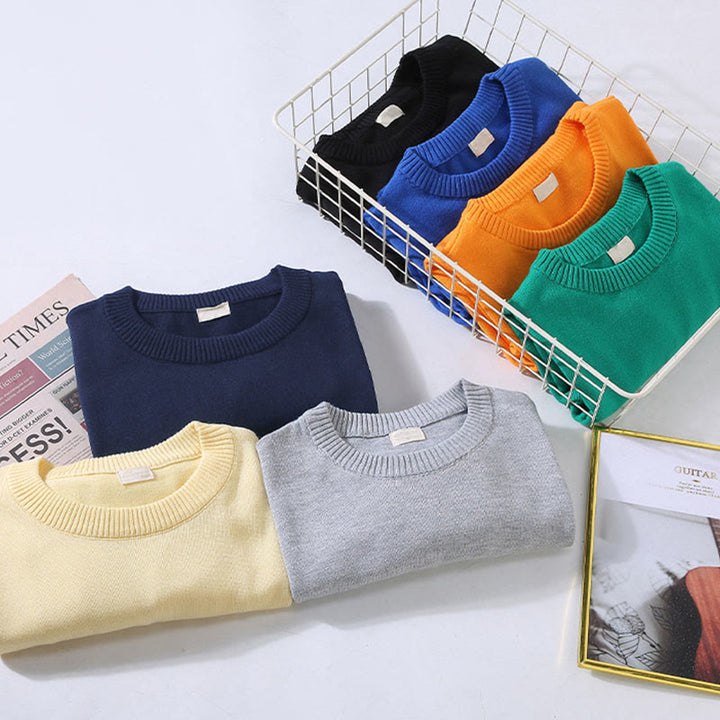 Męski sweter termiczny z okrągłym dekoltem i długim rękawem, wykonany z prążkowanej bawełny z motywem Buddha Stones - image 14