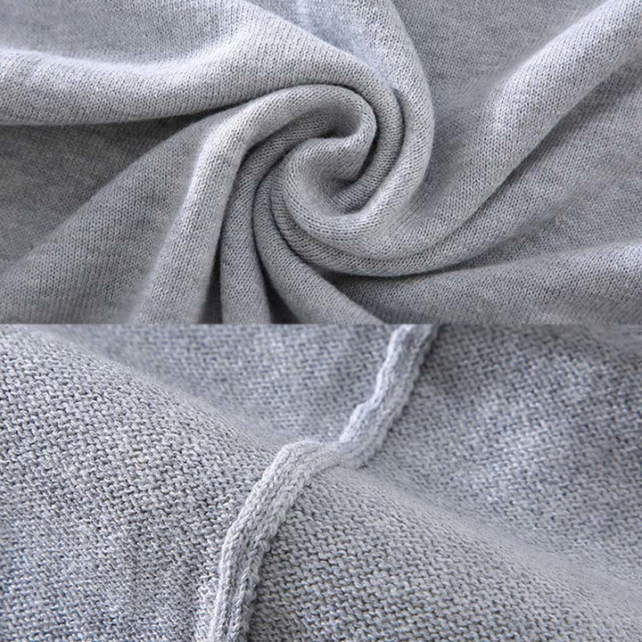 Męski sweter termiczny z okrągłym dekoltem i długim rękawem, wykonany z prążkowanej bawełny z motywem Buddha Stones - image 8