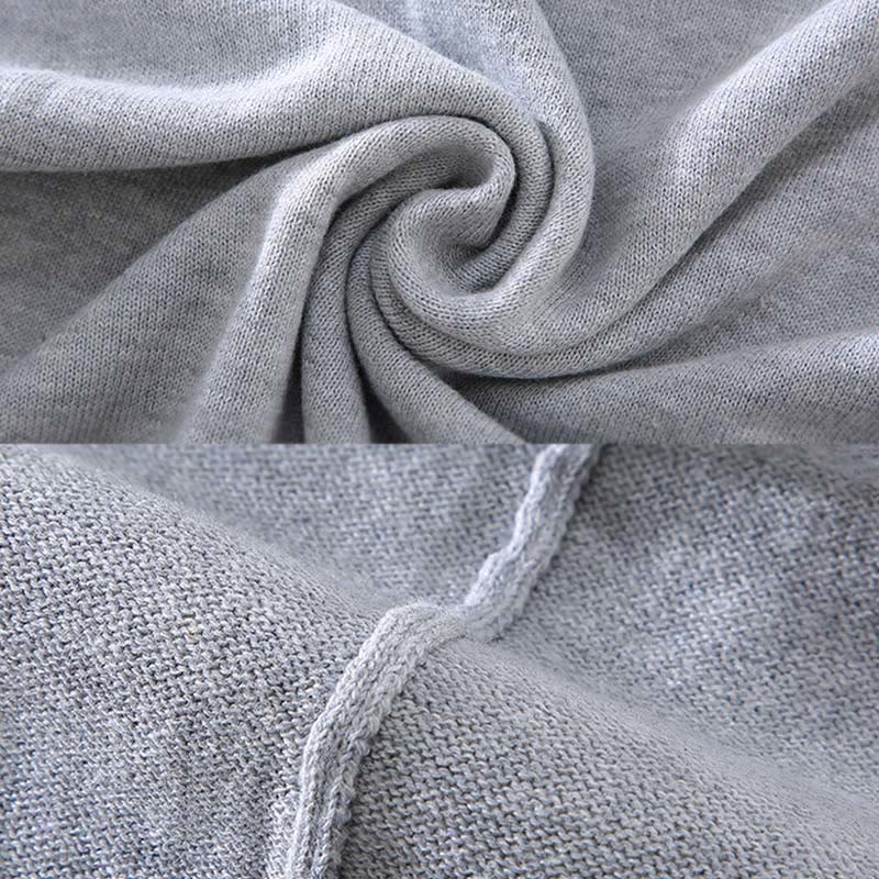 Męski sweter termiczny z okrągłym dekoltem i długim rękawem, wykonany z prążkowanej bawełny z motywem Buddha Stones - image 8