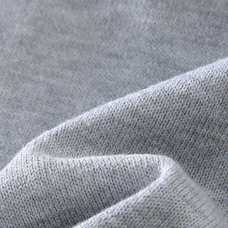 Męski sweter termiczny z okrągłym dekoltem i długim rękawem, wykonany z prążkowanej bawełny z motywem Buddha Stones - image 6